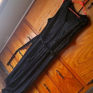 Black sparkle jumpsuit
